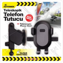 Solveks Automıx 044544 Telefon Tutucu Vantuzlu Teleskopik Bas Bırak Ithal Premium