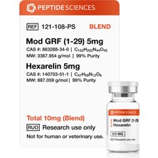 Peptide Sciences Mod Grf, Hexarelin 10MG (Blend)