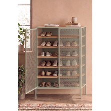Dekopratik Orion Çok Amaçlı Metal Ayakkabılık - Antre Dolabı 81X120 cm