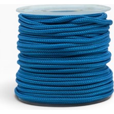 Mg Ropes Bileklik, Outdoor ve Hobi Polyester Paracord Ipi 2.2 mm No:7 20 Metre Saks Mavi