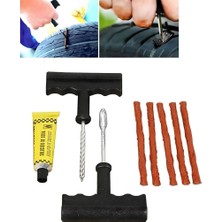 Jouis Lastik Tamir Kiti Profesyonel Oto Lastik Tamir Kiti - 5 Adet Fitilli ve Solüsyonlu Tubeless P