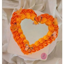 Ege Concept Life Kalp Ayna Pleksi (Selfie Cake) - 16X14.5 cm