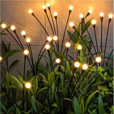 Colcutee Güneş Ateşböceği Işıkları, 4'lü Paket 40 LED Solar Bahçe Işıkları, Güneş Ene