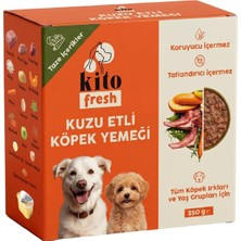 Kito Fresh Kuzu Etli Köpek YEMEĞI%100 Taze Içerikli Mama 250 gr