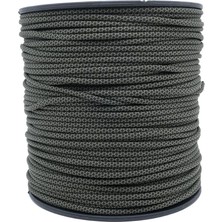Mg Ropes Bileklik,outdoor ve Hobi Paracord Ip 4 mm No:21 100 Metre Haki Siyah Desenli