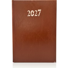 Ekm Cilt Bezi Eko 2027 Çizgili Günlük Ajanda 14X20 (Hafta Sonları Tek Sayfada)