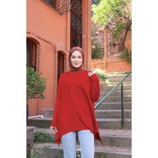 Nisum Moda Yanları Yırtmaçlı Salaş Tunik
