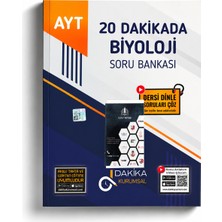 20 Dakikada Ayt Biyoloji Soru Bankası | Dakika Yayınları | Video Çözümlü | Konu Anlatımlı | Yeni Nesil Ayt Biyoloji Hazırlık Kitabı