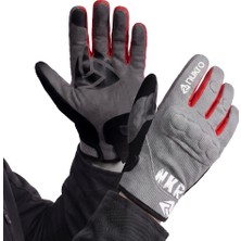 nukrowear Nukro Ervo Grip Gri Yazlık Motosiklet Eldiveni Ce Belgeli Korumalı Dokunmatik