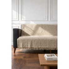 Miabella Home Pamuklu Koltuk Örtüsü Çok Amaçlı Çekyat Örtüsü Kaydırmaz Terletmez Koltuk Şalı 170X220 cm