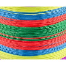 Rıkımaru R-Braıd X8-8 KATLI,100 Metre,0.40 Mm,33.6 kg Çeker, Multicolor,ip,örgü,ipek Misina