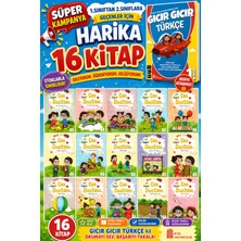 Ata Yayıncılık 1. Sınıftan 2.sınıfa Geçenler Için Harika 16 Kitap ( Gıcır Gıcır Türkçe+ Can Dostum Hikaye Seti)