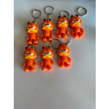 Pulvento Garfield Figür 3D Baskı Anahtarlık 1 Adet Garfield 3D Anahtarlık