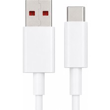 Teknofone Huawei Uyumlu 40W Supercharge USB Type-C Şarj Kablosu 1 Metre | Mate 20-40, P30-P40, Nova 7-12I Uyumlu