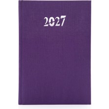 Ekm Cilt Bezi Eko 2027 Çizgili Günlük Ajanda 14X20 (Hafta Sonları Tek Sayfada)