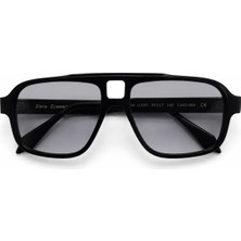 Siera Eyewear Siera Lucky C001-989 Siyah Çerçeve Açık Füme Cam Unisex Güneş Gözlüğü