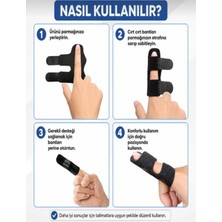 Ayarlanabilir Parmak Ateli Orta, Işaret, Yüzük ve Serçe Parmaklar Için Kırık Aparatı