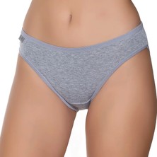 Gümüş 6001 12'li Kadın Ribana Düz Biye Bikini