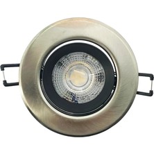 Cata CT-5252G 7W Cob LED Spot Armatür Saten Kasa 3200K Gün Işığı Sıva Altı Gömme Tavan Spotu