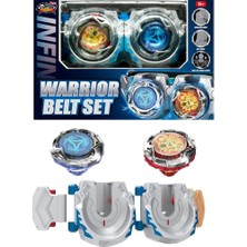 PopŞeker Infinity Nado Savaşçı Kemeri Seti - Storm Slash & Inferno Wheel Ikili Topaç Seti