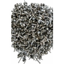Erçelik 400 Adet 5,5X32 mm Trapez Çatı Vidası Matkap Uçlu Vida Saç Vidası Akıllı Vida Pullu Vida