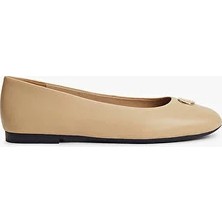Tommy Hilfiger Th Kadın Plate Deri Ballerina