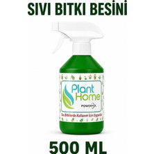 Plant Home Power Mix Sıvı Bitki Besini Sprey Başlıklı Yaprak ve Kök Desteği 500 ml
