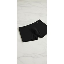 Blackspade Yumuşak Kumaşlı Erkek Modal Elastan Düz Boxer Kısa Paça Silver 9310