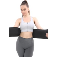 Siyah Bel Düzeltici Karın Kemeri Unisex Üst Çalıştırıcı Neopren Premium Kalite Korse Vücut