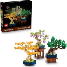 Mini Bonsai Ağaçları 10373 – Bitki Tutkunu Yetişkinler Için Ginkgo, Wisteria ve Siyah Çam Ağaçlarından Oluşan Dekoratif Bitki Modeli, Yaratıcı Hediye Fikri (709 Parça)