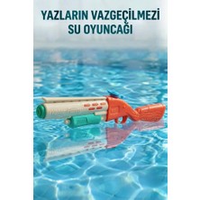 Farbu Oyuncak 33 cm Pompalı Su Silahı ile Yaz Eğlencesi Başlasın Klasik Tasarımlı Oyuncak Su Silahı