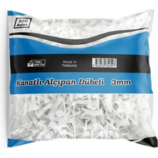 Zenith Kanatlı Alçıpan Dübeli 3mm 500 Adet