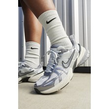 Nike V2K Run Womens Sneaker Reflektörlü Kadın Günlük Spor Ayakkabı Koyu Gri