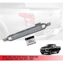 Maher Mitsubishi L200 2015-2018 Reflektör Bagaj Kapağı (Ledli) (Oem No: 8334A159)