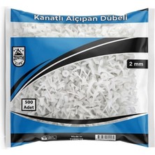 Zenith Kanatlı Alçıpan Dübeli 2mm 500 Adet