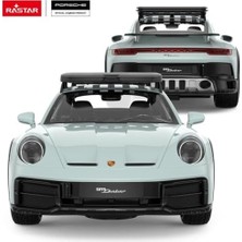 Rastar 1:14 Porsche 911 Dakar Uzaktan Kumandalı Araba 2.4ghz Kesintisiz Frekans Elle Açılır Kapanır Kapılı Çıkarılabilir Tavan Raflı 29 cm Orijinal  Off-Road Yarış Oyuncak Araba 3 Yaş ve Üzeri