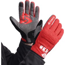 nukrowear Nukro Ervo Grip Kırmızı Yazlık Motosiklet Eldiveni Ce Belgeli Korumalı Dokunmatik