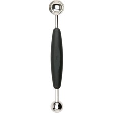 Oxo Good Grips Paslanmaz Çelik Kavun Kesicisi, Siyah/gümüş