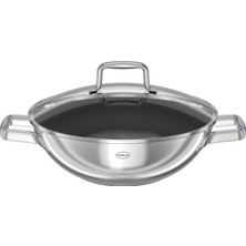 Rösle Moments Cam Kapaklı Wok Tavası 28 cm 13313