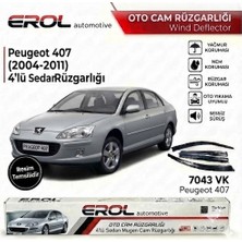 Erol Otomotiv Peugeot 407 (2004-2011) 4'lü Sedan Mugen Cam Rüzgarlığı