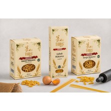 Tardaş Egenin Tardas Organik Makarna Seti 3 Lü 1200 gr (Dirsek-Çubuk-Burgu)