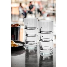 Decorium Istanbul Bosphorus 180 ml 4 Parça Cam Rakı Bardağı 9-01010369