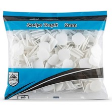 Zenith Seviye Tespit Derz Klipsi 2mm 100 Adet