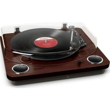 ION Audio Ion Max Lp Hoparlörlü Koyu Kahverengi Ahşap Pikap Teşhir