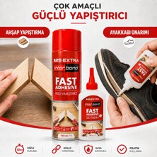 İnterbond Interbond Fast Adhesive Hızlı Yapıştırıcı 500 ml + 125 gr Ahşap MDF Ayakkabı Tamir Seti