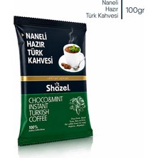 Shazel Naneli Hazır Türk Kahvesi 100GR | Doğal Nane Yağı | Özel Seri