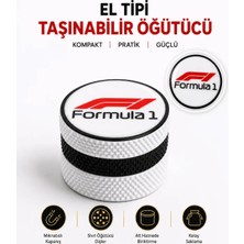 Arvina Atelier 3 Katmanlı Alt Hazneli Mini Tütün Öğütücü Grinder F1 Tasarım Beyaz