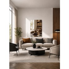 Zera Wall Mdf Tablo Ahşap Hâkim Tokmağı ve Adalet Heykeli – Hukuk Temalı Avukatlık Ofisi, Çalışma Odası ve Salon Duvar Dekorasyonu
