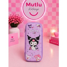 Kuromi Kabartmalı Tek Gözlü Kalem Kutusu