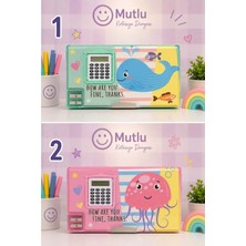 Mutlu Sert Kapak Fonksiyonlu Kalem Kutusu